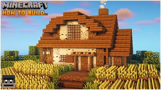 Minecraft Farmhouse Tutorial [upl. by Carolynne]