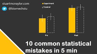 Ten Statistical Mistakes in 5 Min [upl. by Nole]