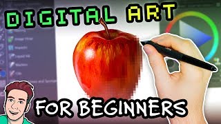 How to Make DIGITAL ART on a Computer For Beginners [upl. by Joo90]