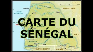 CARTE DU SÉNÉGAL [upl. by Elton]