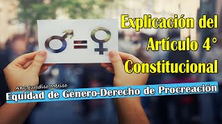 IMPORTANTE 🇲🇽 MÉXICO Y SUS DERECHOS SOCIALES ART 4 CONSTITUCIONAL [upl. by Naujak286]