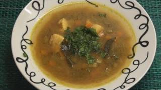 Mulligatawny Soup Low Fat Recipe [upl. by Atteuqahc]