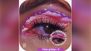 ⭒✧✦❃☽listen once 1 hour of sleep  8 hours restful sleep and energy subliminal ☾❃✦✧⭒ [upl. by Dygall]