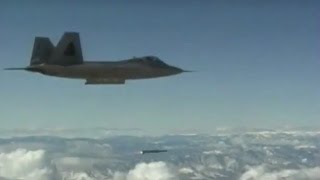 US Air Force F22 Missile Launch [upl. by Legge443]