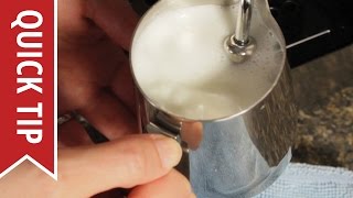 How to AutoFroth Milk for Lattes [upl. by Haroppiz]