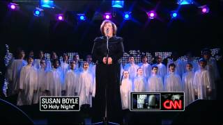 Susan Boyle  O Holy Night  Larry King LIve  December 2010 [upl. by Odlanor]