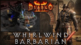 Godly Whirlwind Barbarian Build Guide  The BEST Melee build in Diablo 2 [upl. by Innoc16]