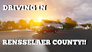 DRIVING IN RENSSELAER COUNTY  ROBLOX  Rensselaer County [upl. by Menell]