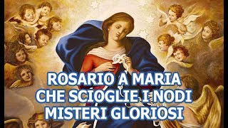 Rosario a Maria che scioglie i nodi  Misteri Gloriosi [upl. by Sansen]