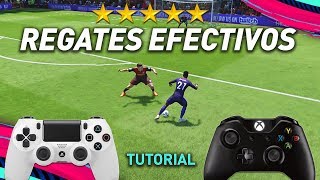 Los REGATES MÁS EFECTIVOS de FIFA 19  TUTORIAL [upl. by Adnaw]