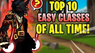 AQW  TOP 10 EASY CLASSES In AQW amp HOW To Get Them NonMember NonRare  GAMEPLAY [upl. by Alekram557]