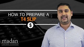 How to Prepare a T4 Slip [upl. by Tyler]