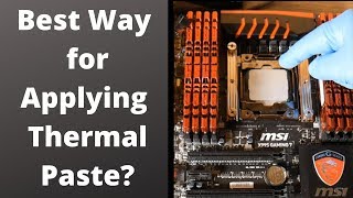 How to Apply Thermal Paste to a CPU [upl. by Fulks452]