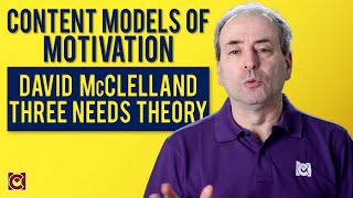 David McClelland and Three Motivational Needs  Content Theories of Motivation [upl. by Raquel576]