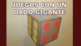 Juegos con un DADO GIGANTE [upl. by Lau]