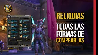 DÓNDE comprar RELIQUIAS WOW HORDAALIANZA [upl. by Eslehc]