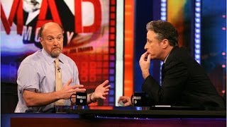 Jim Cramer Fighting Jon Stewart [upl. by Eninnaj]