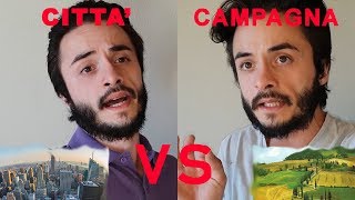 CITTA VS CAMPAGNA  E IL LADRO DELLE quotCquot [upl. by Nallaf934]