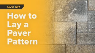 How to Lay a Perfect Paver Pattern [upl. by Borg]