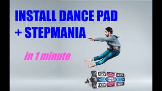 Set up dance pad  Stepmania in 1 minute [upl. by Pincince]