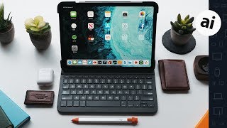 Logitech Slim Folio Pro Review The Best iPad Pro Keyboard [upl. by Petrick]