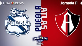 Resumen  Puebla vs Atlas  Liga BBVA MX  Guard1anes 2021  Jornada 11 [upl. by Krischer]