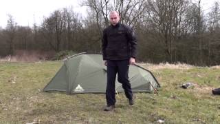 Vaude Taurus II 3P Pitching and first impression [upl. by Kezer]