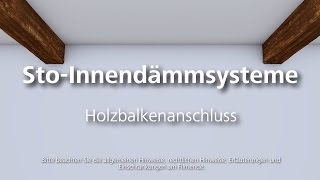 Innendämmung  Holzbalkenanschluss [upl. by Irim]