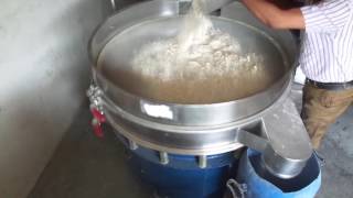 Wheat Flour Sieving With Vibro Sifter [upl. by Roumell]