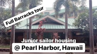 Navy Barracks Tour  Pearl Harbor Hawaii [upl. by Vinn178]