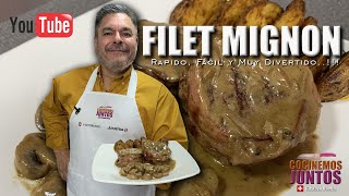 como hacer quotFILET MIGNONquot  facil [upl. by Eimat606]