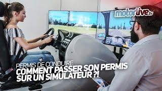 Comment passer son permis sur un simulateur   REPORTAGE 12 [upl. by Ludmilla130]