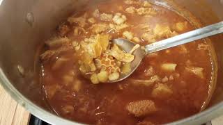 EASY MENUDO RECIPE  How To Make Menudo  Mexican Hangover Soup [upl. by Savart]