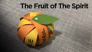 The Fruit of The Spirit  Sunday school Crafts [upl. by Ilke941]