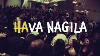 Hava Nagila Jewish celebration song  lyrics video [upl. by Anhoj63]