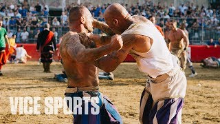 RIVALS Bareknuckle Boxing Meets MMA in Calcio Storico  VICE World of Sports [upl. by Pearla]