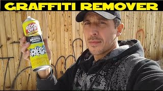 How to remove Graffiti easy with GOOF OFF [upl. by Ferdy]