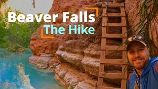 Full HIKE to BEAVER FALLS  The best daytrip in Havasupai [upl. by Ocirrej92]