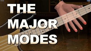 How to Play the Modes of the Major Scale For Bass Guitar [upl. by Nayar]