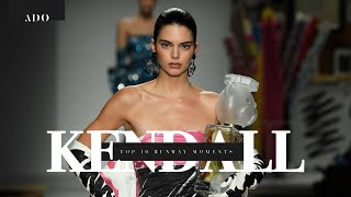 Kendall Jenner  Top 10 Runway Moments [upl. by Klinger944]