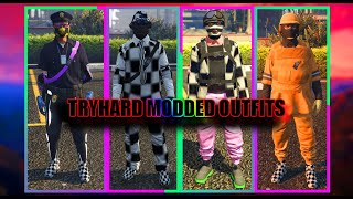 👥TRYHARD MODDED OUTFITS GTAV PC 👥XDEV editor [upl. by Jaclyn]