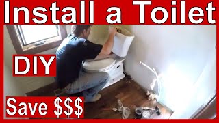 How to Install a Kohler Toilet [upl. by Obeded]