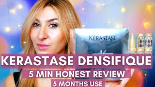 KERASTASE DENSIFIQUE SERUM review  How to use it at home  FULL TUTORIAL [upl. by Shulman]