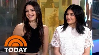 Kendall And Kylie Jenner Share Their New Fashion Line  TODAY [upl. by Eineg]