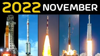 Rocket Launch Compilation 2022  November [upl. by Haliehs]