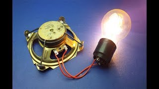 Make Electric Free Energy Using Magnet in Speaker With Spark Plug Science For 2019 [upl. by Incrocci]