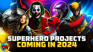 25 SUPERHERO MoviesSeries Coming in 2024  DesiNerd [upl. by Semmes538]