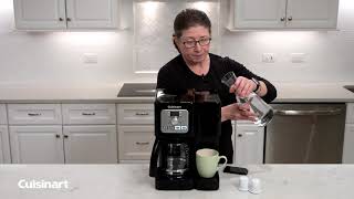 Cuisinart®  How to brew a single cup of coffee using your Cuisinart Brew Basics Coffeemaker [upl. by Schaaff]