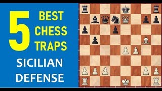 Sicilian Defense TRAPS For White ALL Variations [upl. by Zedecrem]