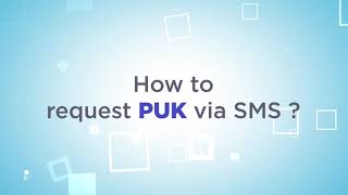 How to request PUK via SMS [upl. by Crawford]